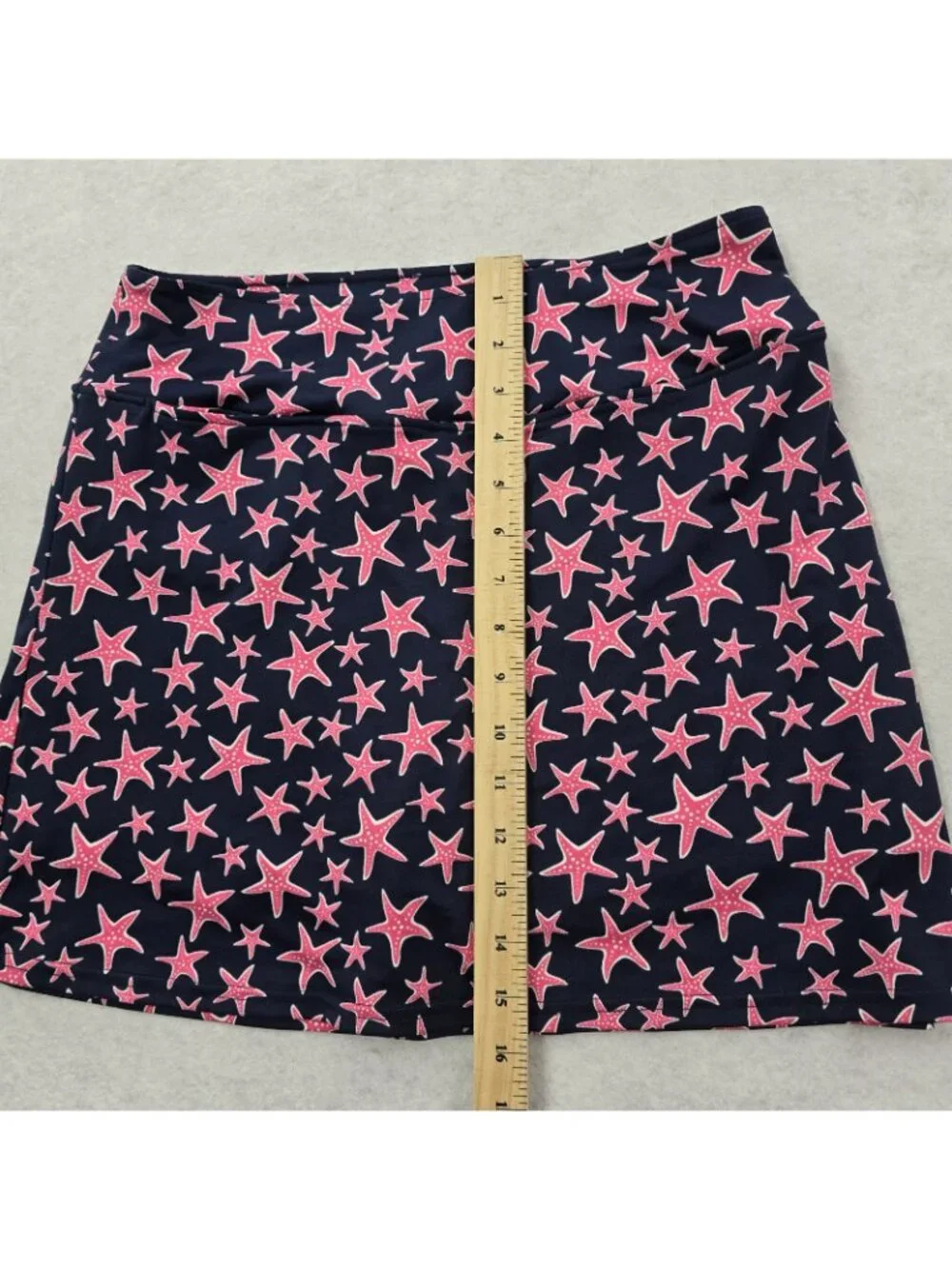 Golftini Shooting Stars Short Skort Sz Medium Golf Pickleball Tennis Athleisure - Picture 7 of 7
